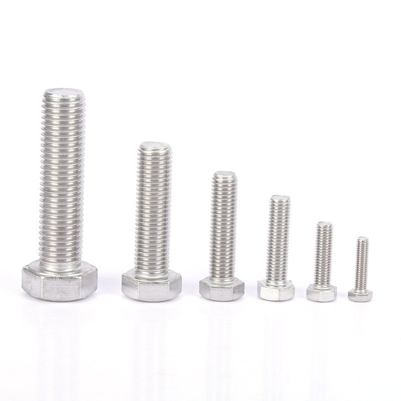 Hot Selling M10 Hex Bolt High Quality Steel Brass Carbon Copper Carbon Steel Factory Direct with ISO DIN Standards M3 M4 Threads