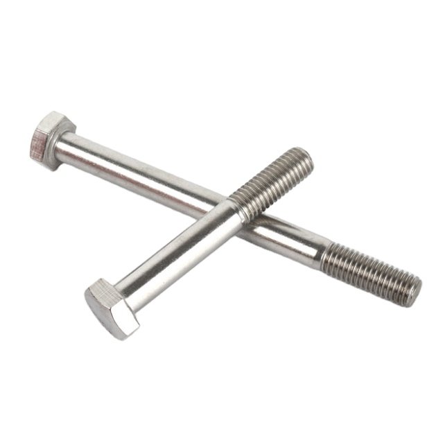 GB/T 5786-2000 Fasteners Customized SS 304/316 Alloy Steel Hex Head Bolts and Nuts Size M10 ASTM/DIN Standard