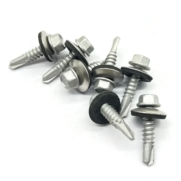 High-quality Hot Sales Hex Washers Head Self Drilling Roofing Screws Stainless Steel Drill Tail Screws