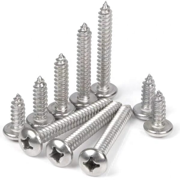 Factory Price Phillips Round Pan Head Self-Tapping Screw M4 & M3 Metric Thread 10mm Length for Conveyor Belt Electronic Access