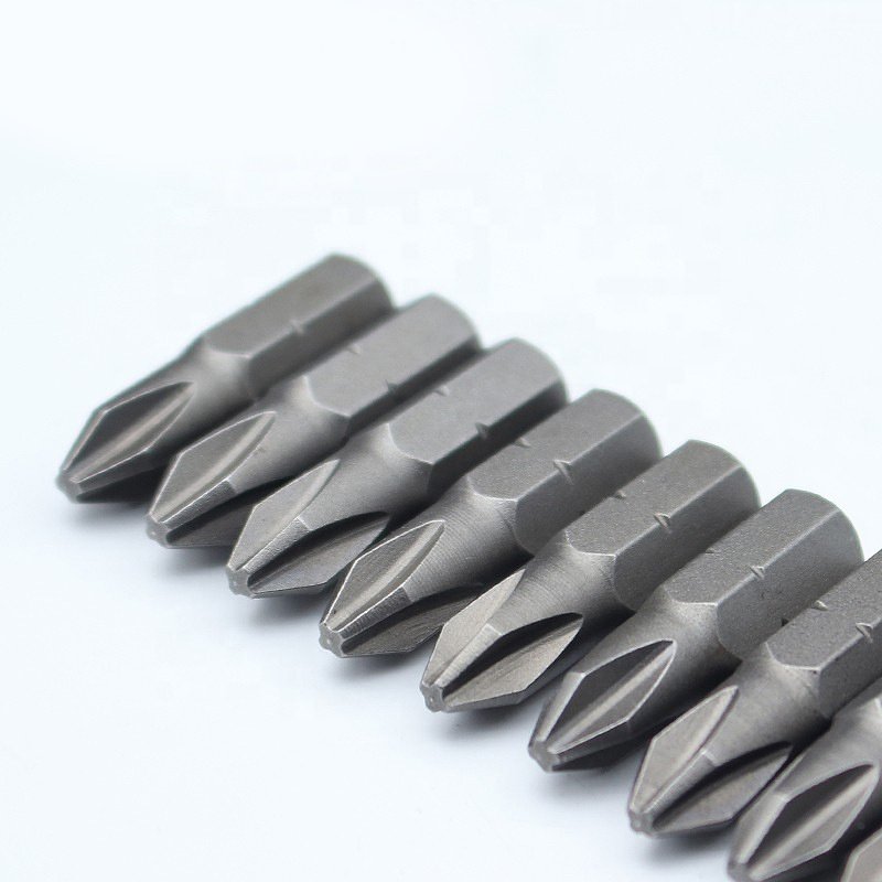 Custom Hexagon Cross Torx Triangle Ph2 Magnetic Gold Color Screwdriver Screw Bits Screwdriver Sets ph 25mm  s2 Steel