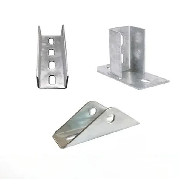 4 Hole Carbon Steel Solar Photovoltaic Bracket Connector Solar Panel