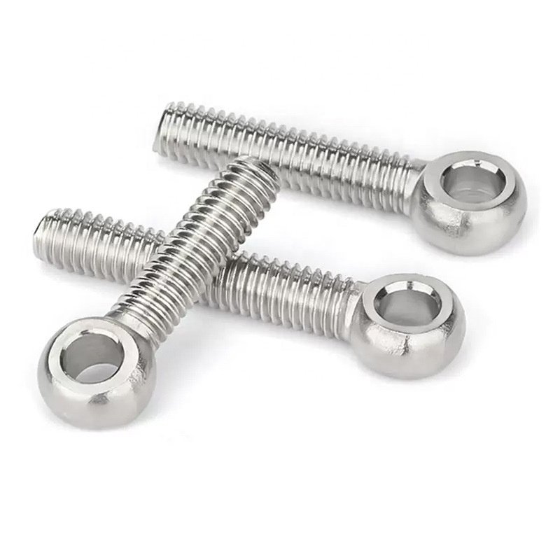 Bolt Manufacture High Quality Gb798 Din444 Carbon Steel Blacked and Zinc Plated Eye Bolts Swing Bolts