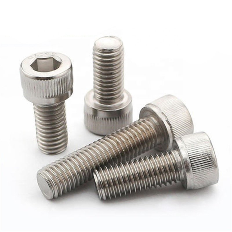 DIN912 Allen Bolt High Strength Zinc Plated Stainless Steel Hex Socket Round Head Hex Thread M4 Cartoon Steel Bolt Black