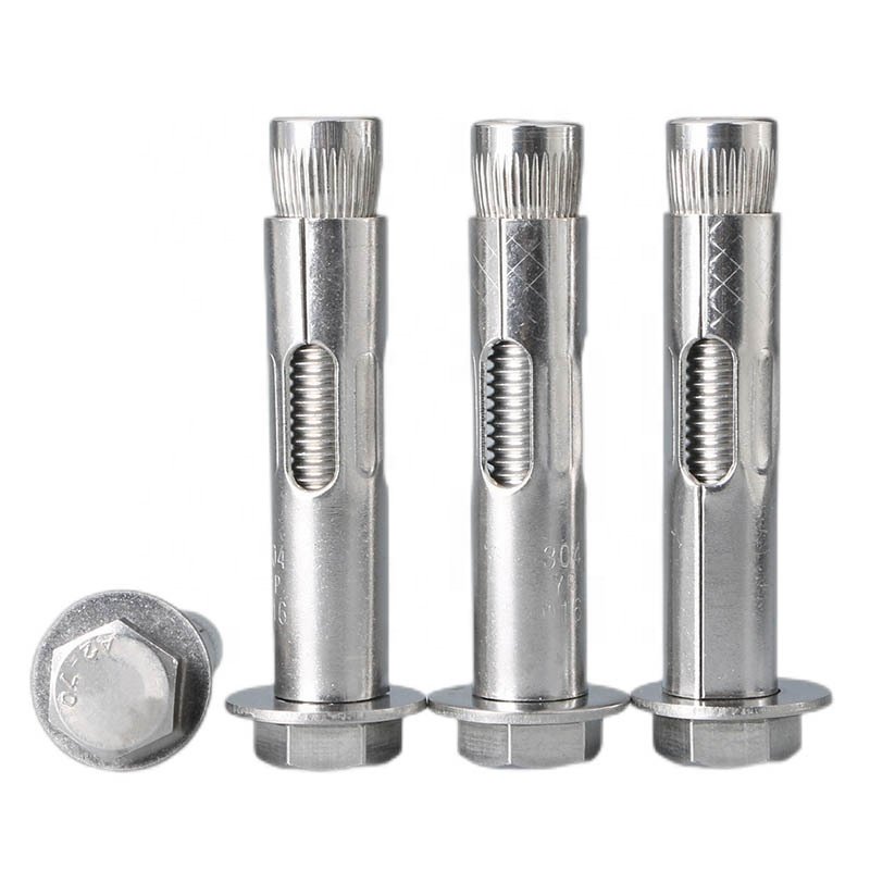 Factory Price Hex Expansion Anchor Perno Anker Stainless Steel Galvanized Floor Expansion Hex Bolt Sleeve Anchor Anchors M10