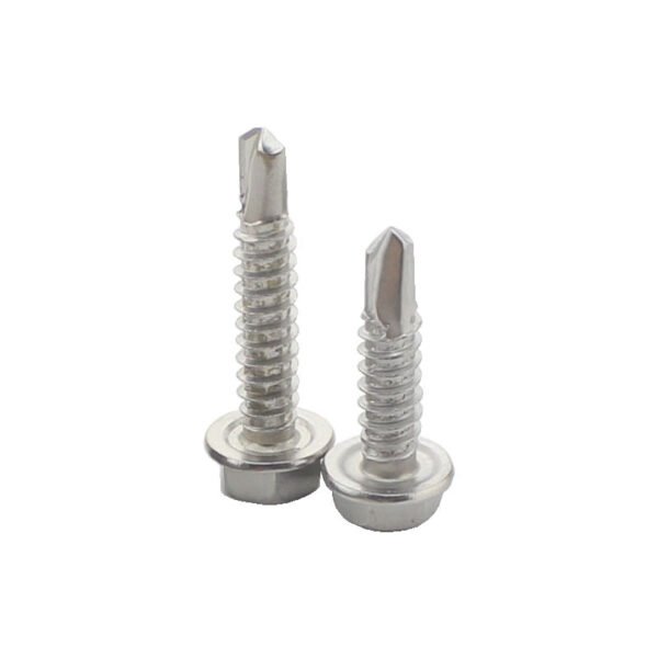 M5.5 M6.3 #8 #10 #12 #14 Stainless Steel 410 Tek Hex Washer Head Self Drilling Screws Sheet Metal Screws