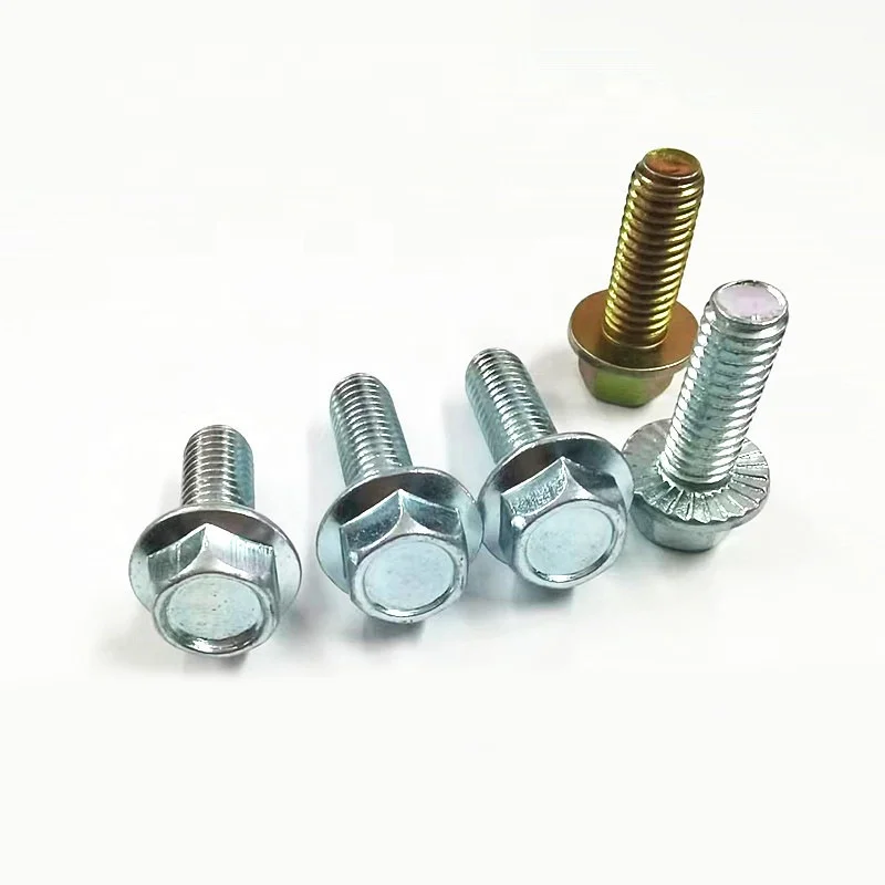 Wholesale M16 Hexagonal Carbon Steel 8.8 Flange Bolts