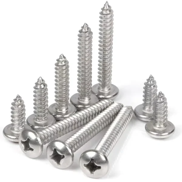 Factory Sell  Galvanized Truss Head M8x100 Round Head Stainless Steel Self Drilling Screws Wafer Head Screws
