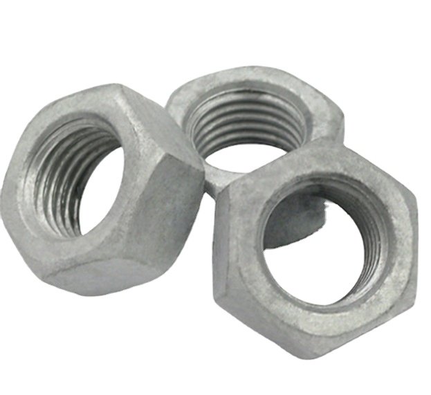 DIN934 Customized High Strength Hex Nut Galvanized Carbon Steel 4.8/8.8 Grade Non-Standard Nuts