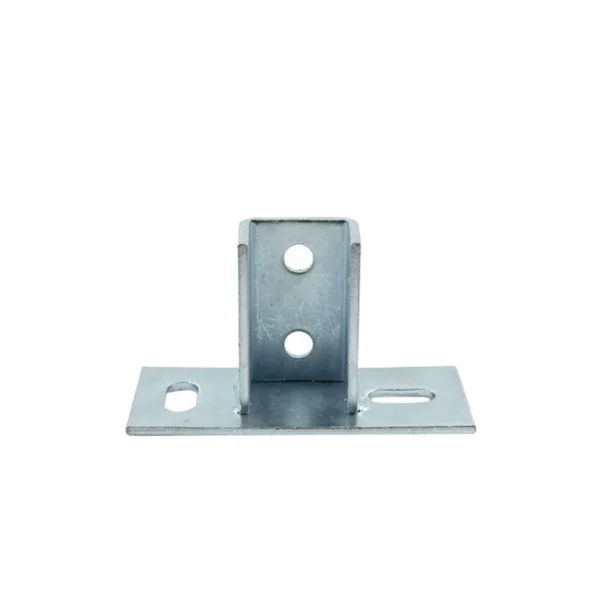 Metal Stamping Part Steel Post Base Support Bracket for Unistrut Channels Support Bracket Seismic Stent