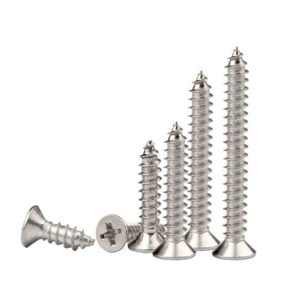 High Quality M5 Self-Tapping Stainless Steel Screw Galvanized Decorative Wafer Truss Head for Steel Inch- and Metric-Measured
