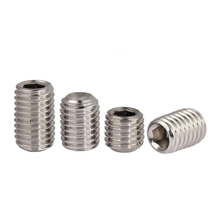 M12 Iron Fasteners Set Factory Supplier's Headless Stainless Steel Screws Various Ring Spiral Smooth Fluted Double Cap Brad