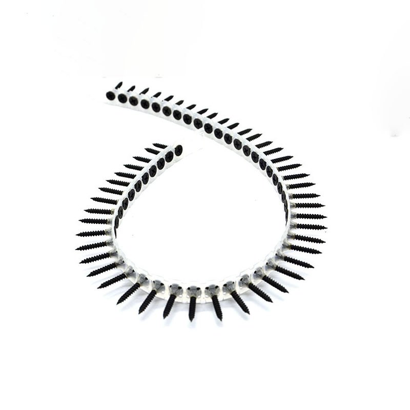 Black Self Tapping Plastic Strip Collated Drywall Screws