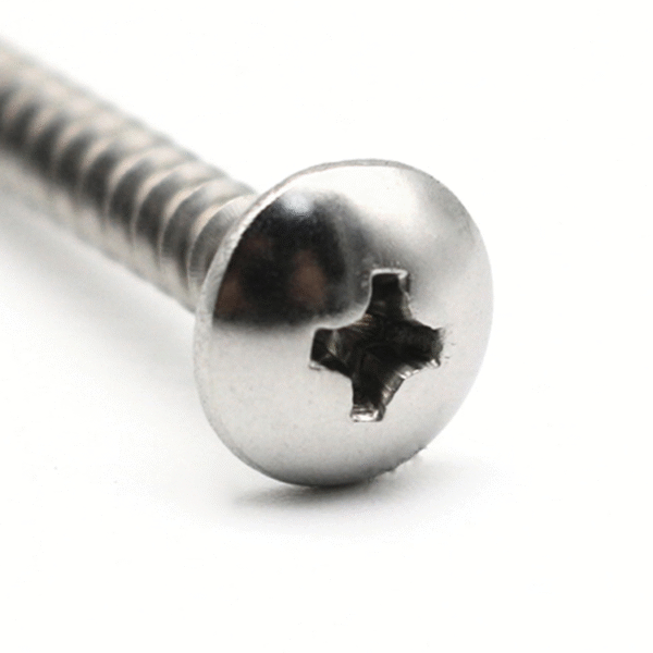 Self Tapping Screw Button Head Cross Groove Inox Self Tapping Screw