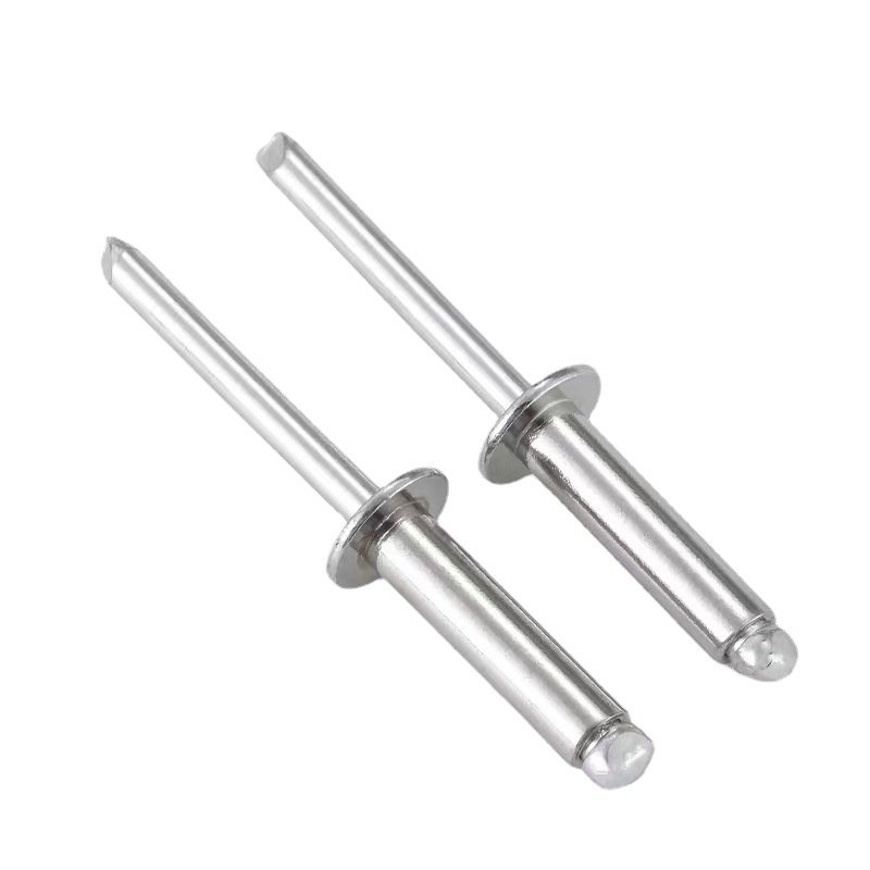 High Quality 304 Stainless Steel Blind Rivet Pull Rivet Semi-steel Latin Rivet Open Round Head 3 3.2/4/4.8/6.4