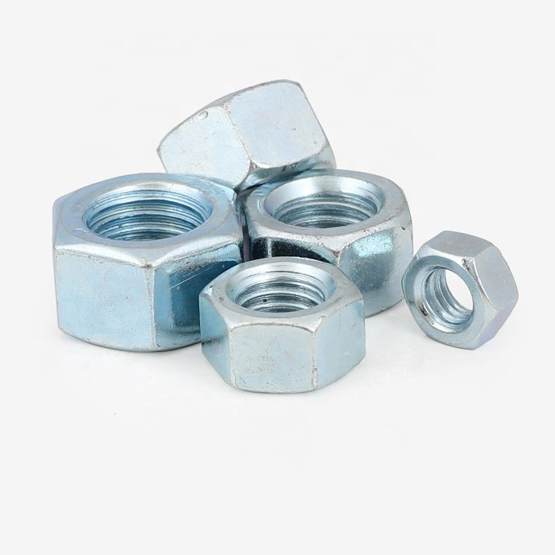 Wholesale GB6172.2-86 Flat Female Zinc Plated M3 Hexagon Thin Nut Hot-Dip Galvanized Factory Direct Supply